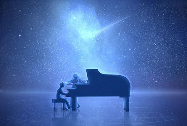 求一些和鋼琴有關(guān)的二次元唯美圖片。