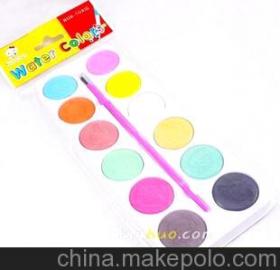 6023粉餅水彩畫套裝 韓國創(chuàng)意新奇特文具 美術顏料