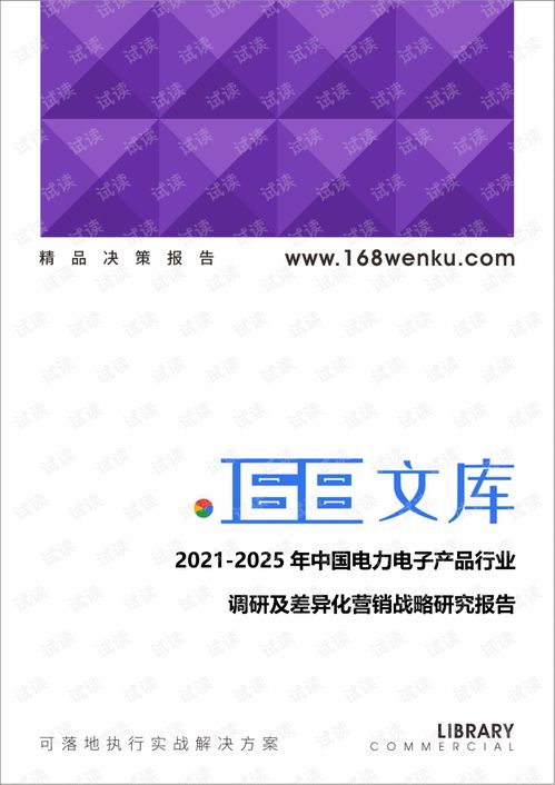 2021 2025年中國電力電子產(chǎn)品行業(yè)調(diào)研及差異化營銷戰(zhàn)略研究報(bào)告.pdf